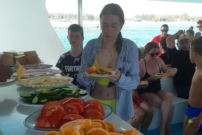 2.5 hour Glass Bottom Boat Trip, Snorkeling, Sliding and Fun - Finding the boat at Paphos Harbour