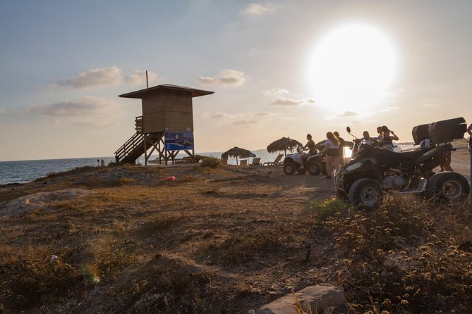 Beach & Off road Buggy Safari in Paphos - Mandria Beach Bar Shack and the 10-minute pause