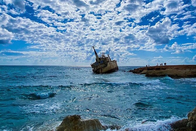 Blue Lagoon Latchi Pafos, boat trip with water slide F/D - Lunch in Polis and the extra cost
