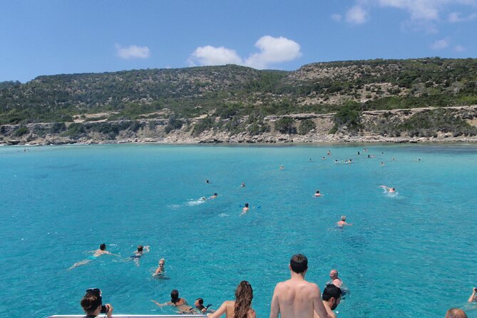 Blue Lagoon Mediterranean One Boat Cruise from Latchi - Returning along the Akamas coast