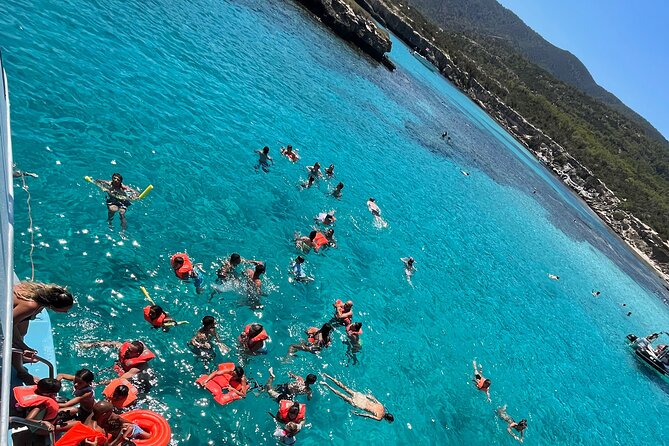 Blue Lagoon trip with slide & music departing from Latchi harbour - One hour at the Blue Lagoon