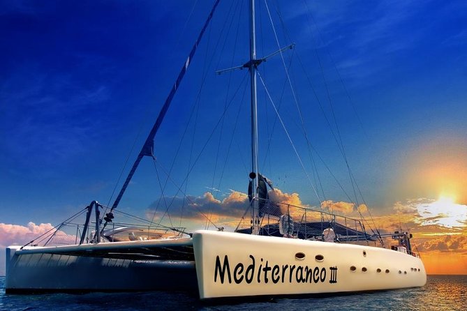 Catamaran Ruby Sunset Cruise from Protaras - Leaving Protaras for a late afternoon at sea