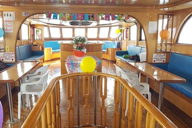 Demetris Chara Boat/Blue Lagoon boat trips with BBQ and SLIDE - How the timing affects your day