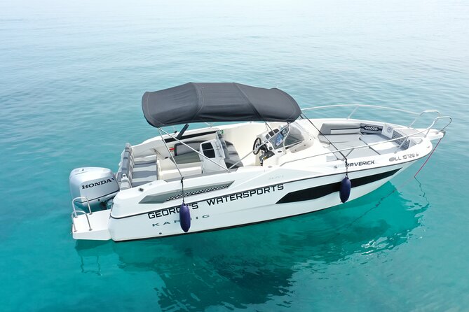 Exclusive line 225hp, self drive boat Karnic SL701 8.0m - Five lagoons and the Blue Lagoon stop
