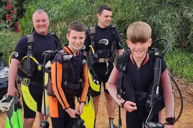 First Time Scuba Dive Adventure, Makronissos, Ayia Napa - A calm theory session before entering the sea