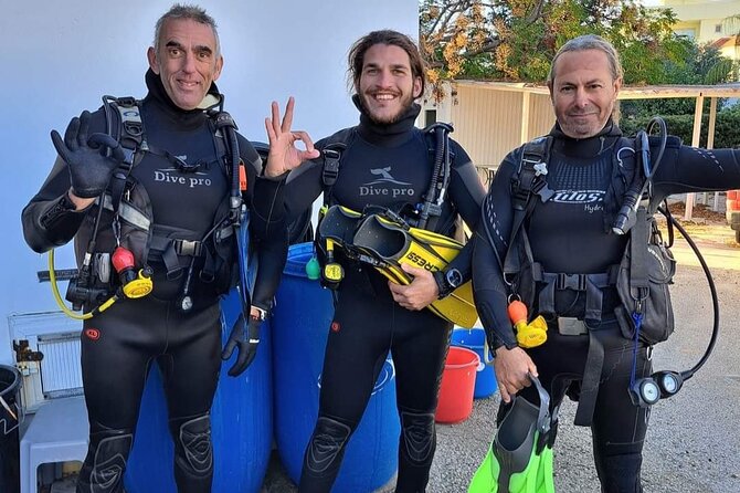 First Time Scuba Dive Adventure, Makronissos, Ayia Napa - Shallow-water practice makes the first breath easier