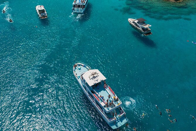 From Protaras: Turtle Cove & Blue Lagoon Cruise - Green Bay and the search for turtles