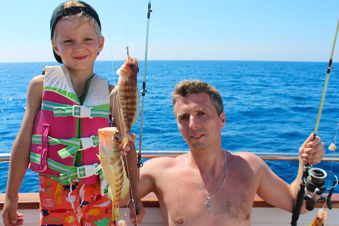 Fun Fishing & Relaxing Cruise at Larnaca Bay - Casting a line shortly after departure