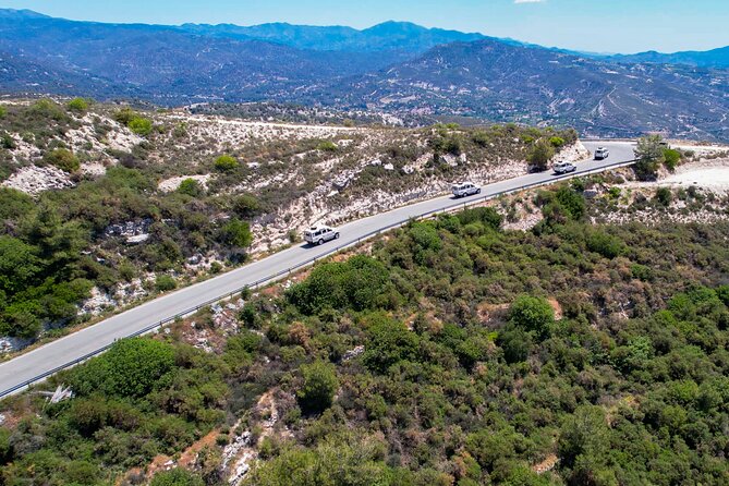 Grand Tour Full Day Jeep Safari from Paphos - Chantara Waterfall, cool water, and limited time