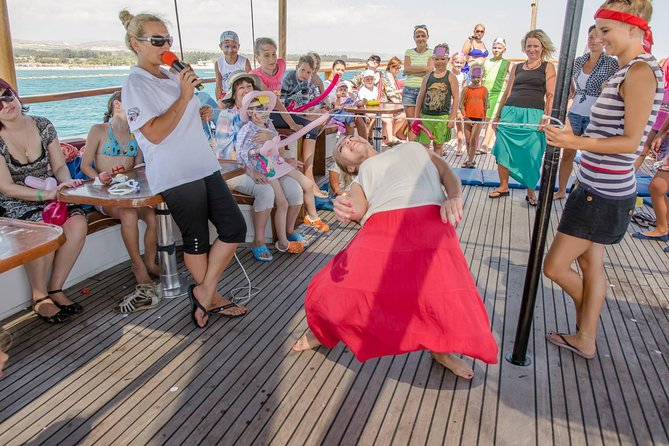 Jolly Roger Boat Cruise from Paphos - Captain Jack, songs, and hands-on entertainment