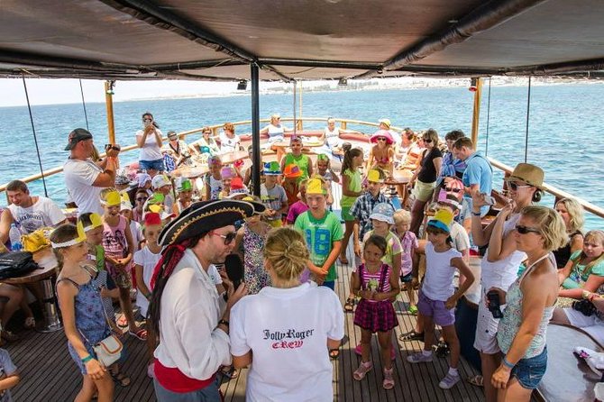 Jolly Roger Pirate Cruise from Paphos - Sailing from Paphos Harbour toward Secret Cave