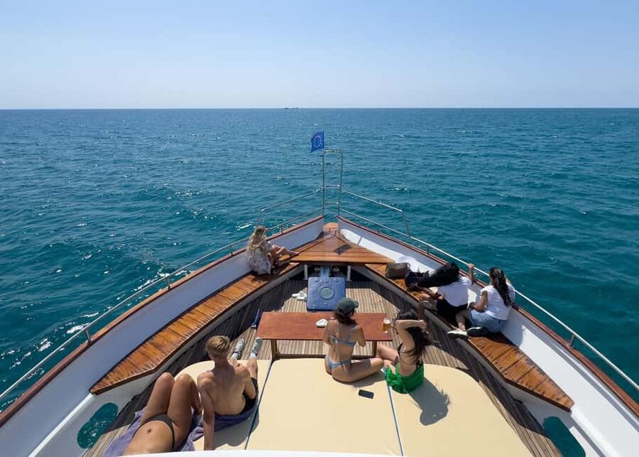 Larnaca: Glass-Bottom Boat Cruise with Fishing and BBQ Lunch - Fishing after the first 25 minutes