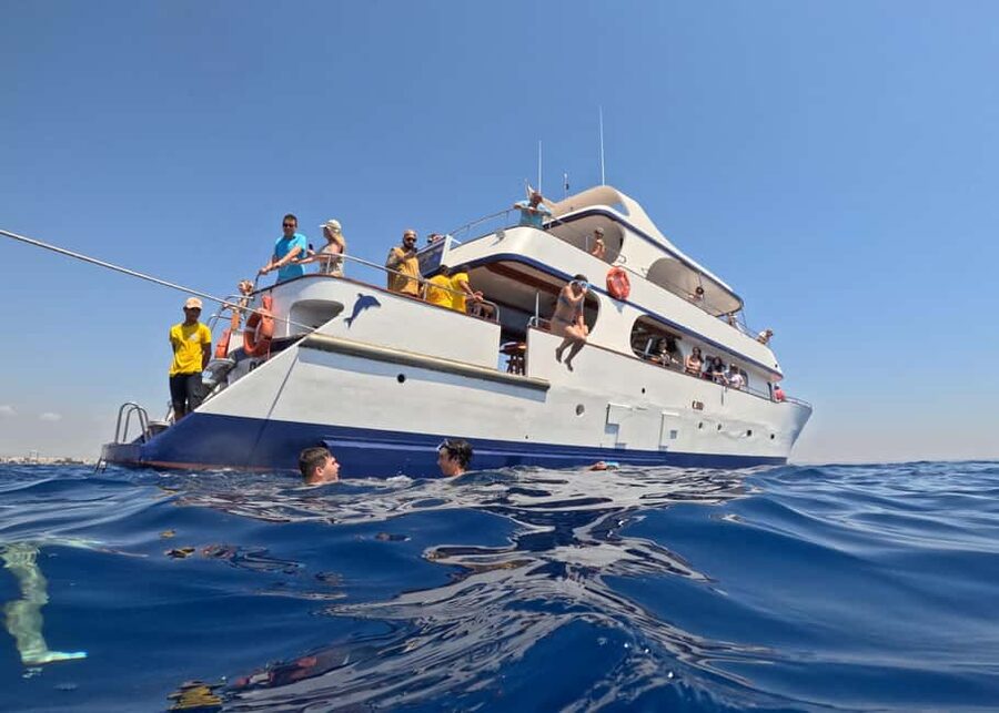 Larnaca: Glass-Bottom Boat Cruise with Fishing and BBQ Lunch - How much value do you get for $63?