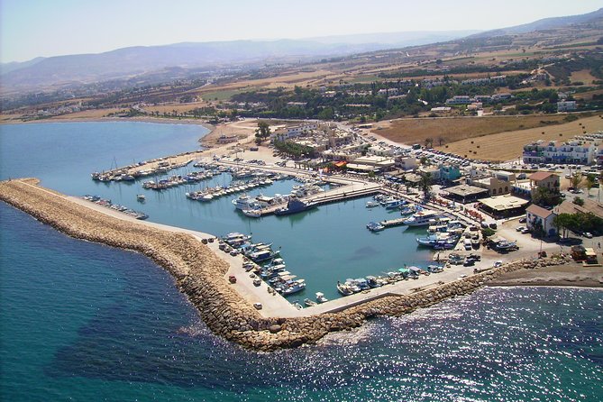 Luxury Eden 18 Private Self-drive boat hire to Blue Lagoon & more - Taking the wheel at Latchi Harbour