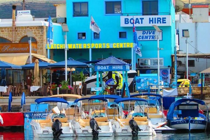 Luxury Eden 18 Private Self-drive boat hire to Blue Lagoon & more - The coast between Latchi and the Blue Lagoon