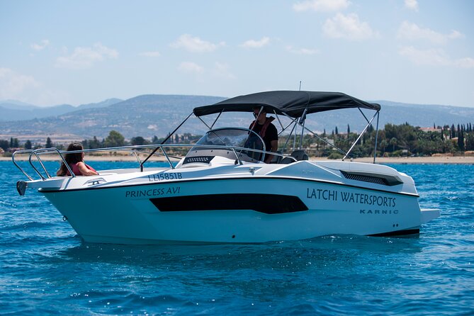 Luxury Karnic SL701 Boat with driver to Blue Lagoon & more - Manolis Caves and the Akamas coastline