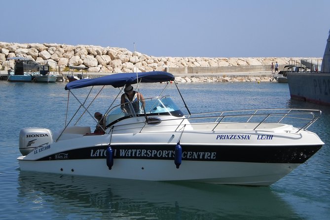 Luxury Marinello 26 speedboat with driver to Blue Lagoon & more.. - Following the Akamas coast to St George’s Island