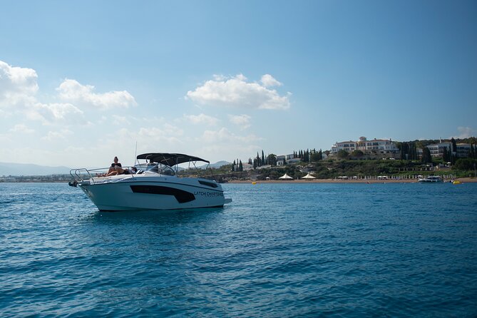 Luxury Private Charter on a Karnic SL800 to Blue Lagoon & more... - Setting out from Latchi Harbour