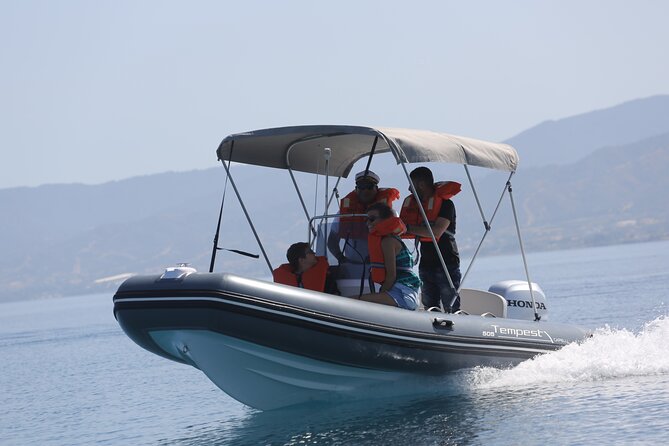 No Licence Private Self Drive Boat to Blue Lagoon +masks&snorkels - Taking the helm at Latchi Harbour