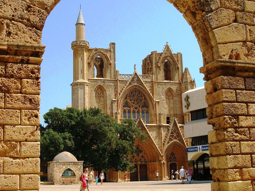 Paphos: Larnaca & Divided Nicosia Sightseeing Tour - Hala Sultan Tekke beside Larnaca Salt Lake