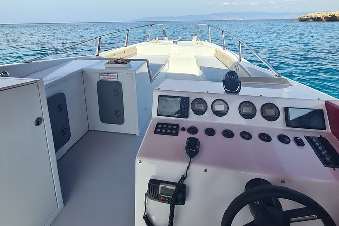 Private Charter to Blue lagoon -Amore Mio - Setting out from Latsi toward the Blue Lagoon