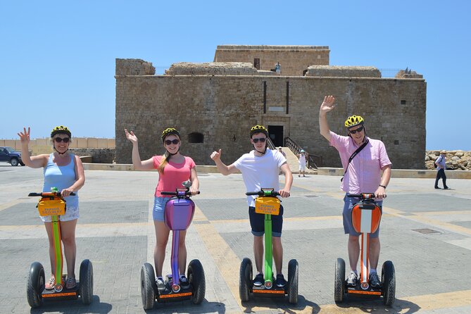 Private Segway Tour in Paphos - Learning the controls before the harbor
