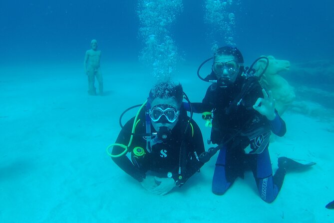Scuba Diving Cyprus Experience Protaras and Ayia Napa & Turtles - Following the seabed to 5 meters