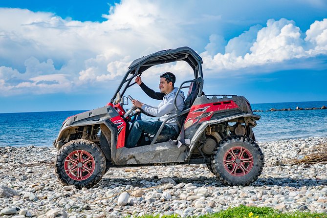 Self drive Buggy Safari at Aphrodite's Rock in Paphos - From Riccos Beach to Mandria’s coastal tracks