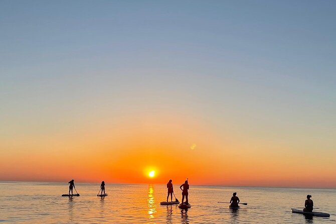 Sunrise SUP at Protaras, Green Bay - The pre-sunrise meeting and safety briefing