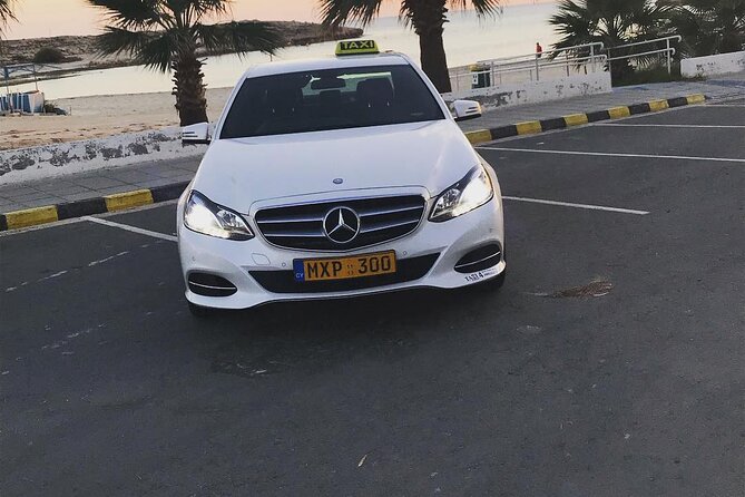 Taxi transfer from LCA airport to Ayia Napa or Ayia Napa to LCA airport - Booking details that matter