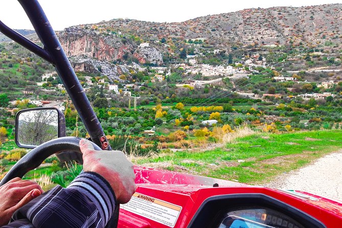 Village & Mountain Buggy Safari in Paphos - Asprokremmos Dam adds scale to the route
