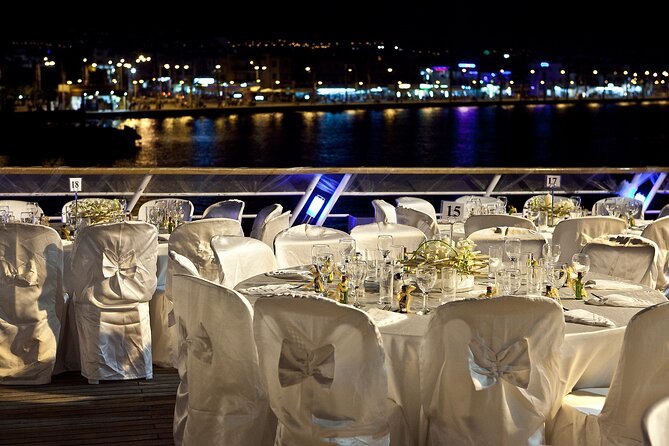Wave Dancer Deluxe Night Cruise with Fireworks - Adults Only - A three-course dinner prepared while you sail