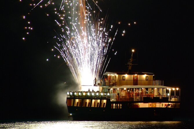 Wave Dancer Deluxe Night Cruise with Fireworks - Adults Only - The live show: singers, dancers, and aerial work