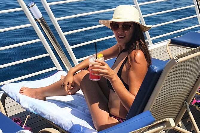 Wave Dancer Half Day BBQ Cruise - All Inclusive - Sunbeds, shade, toilets, and the practical details